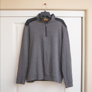Bugatchi uomo Quarter ZIP Pullover Sweater